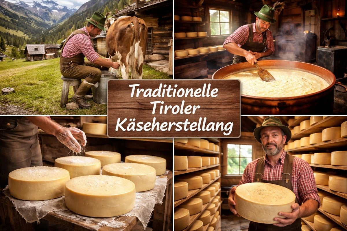 Bergkäse Herstellung Tirol