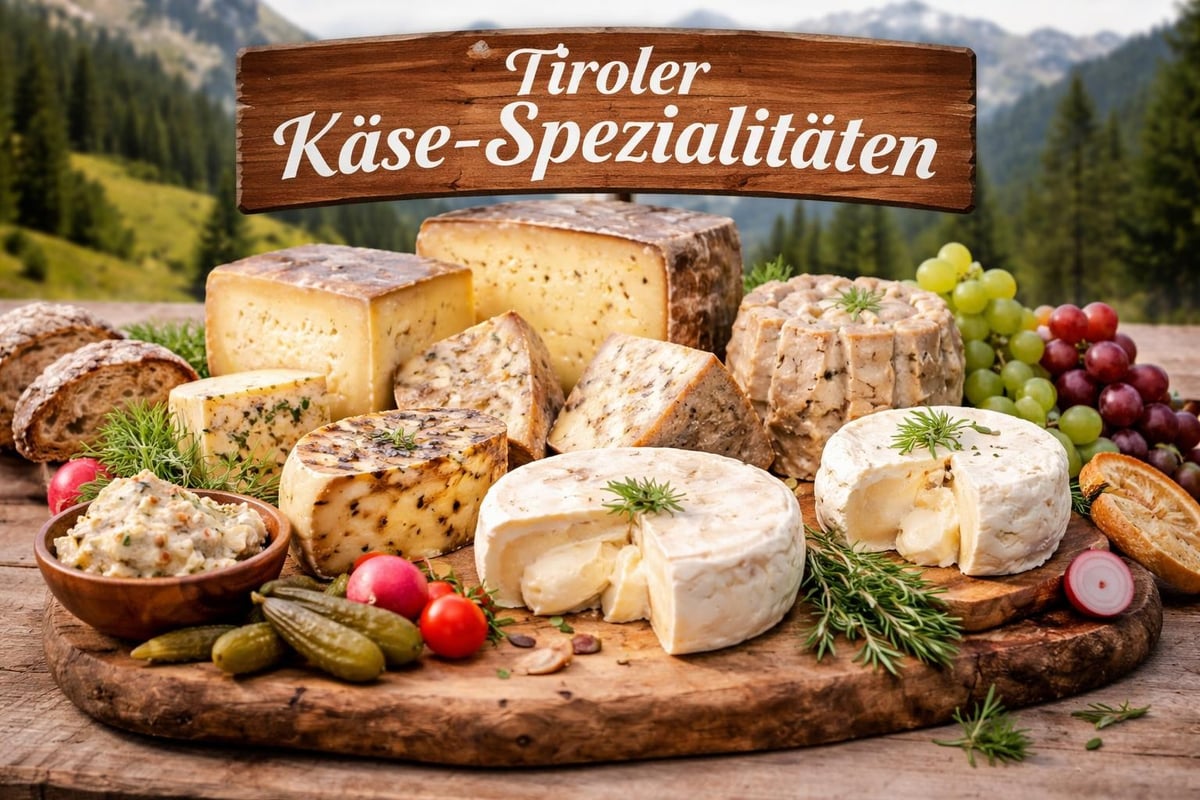Käseplatte Tiroler Spezialitäten