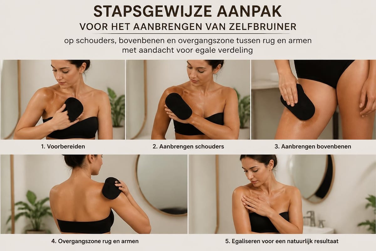 Technieken voor egale zelfbruiner
