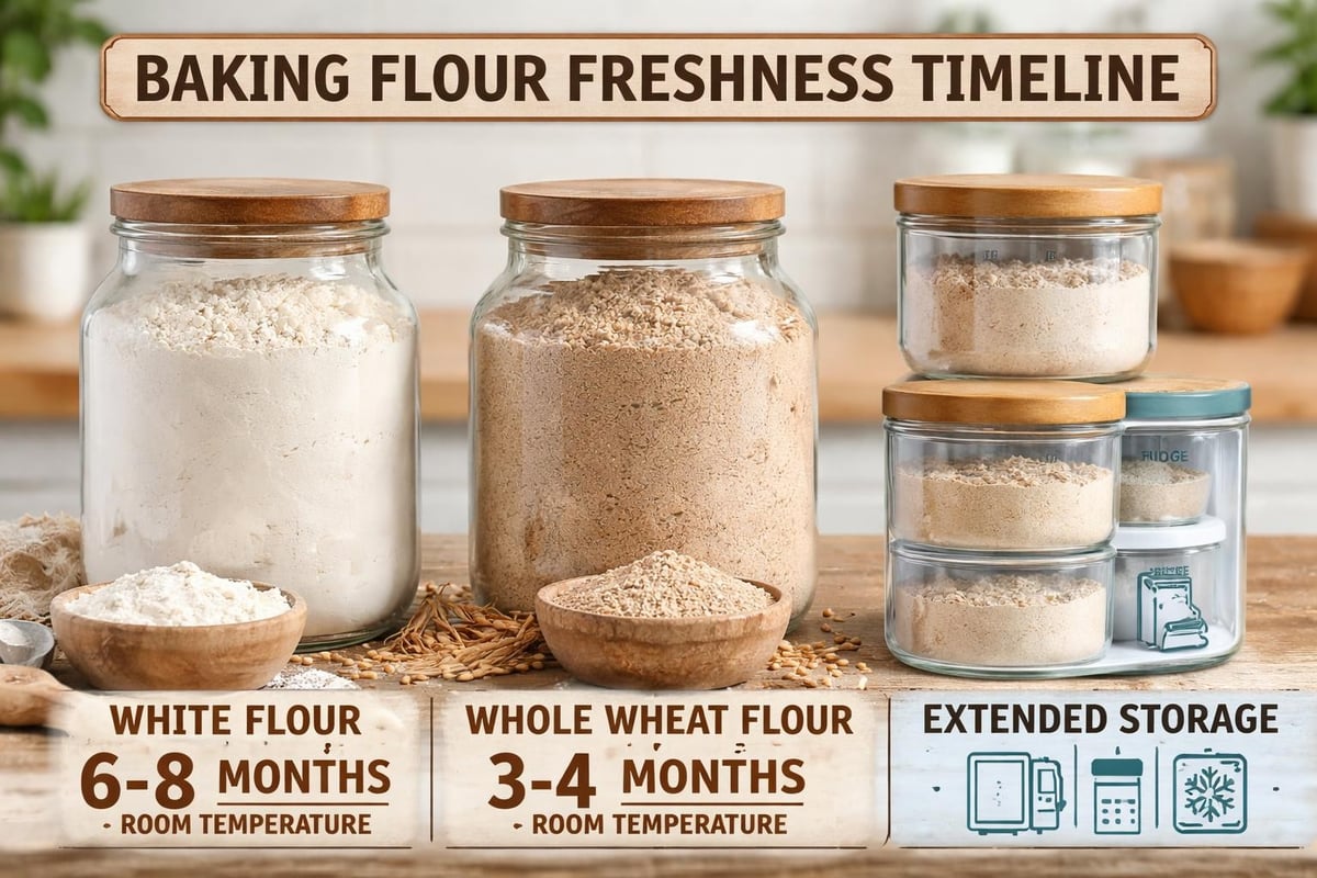 Flour storage timeline