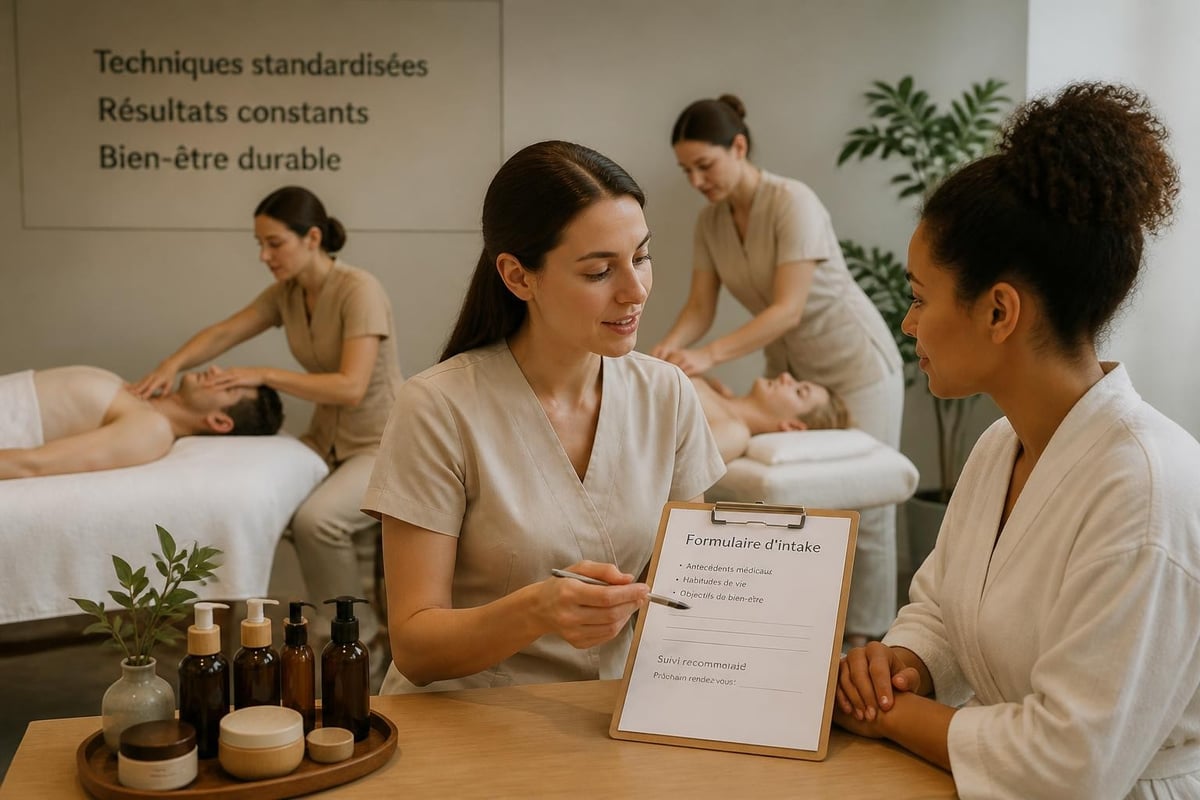 Spa team lymphatic massage protocol