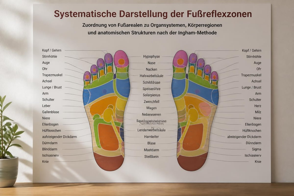 Reflexzonenkartierung am Fuß