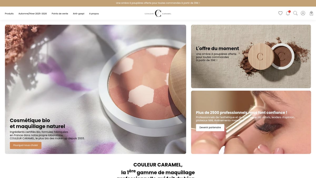 7 Meilleurs Maquillage Bio Français à Découvrir en 2025 - Couleur Caramel