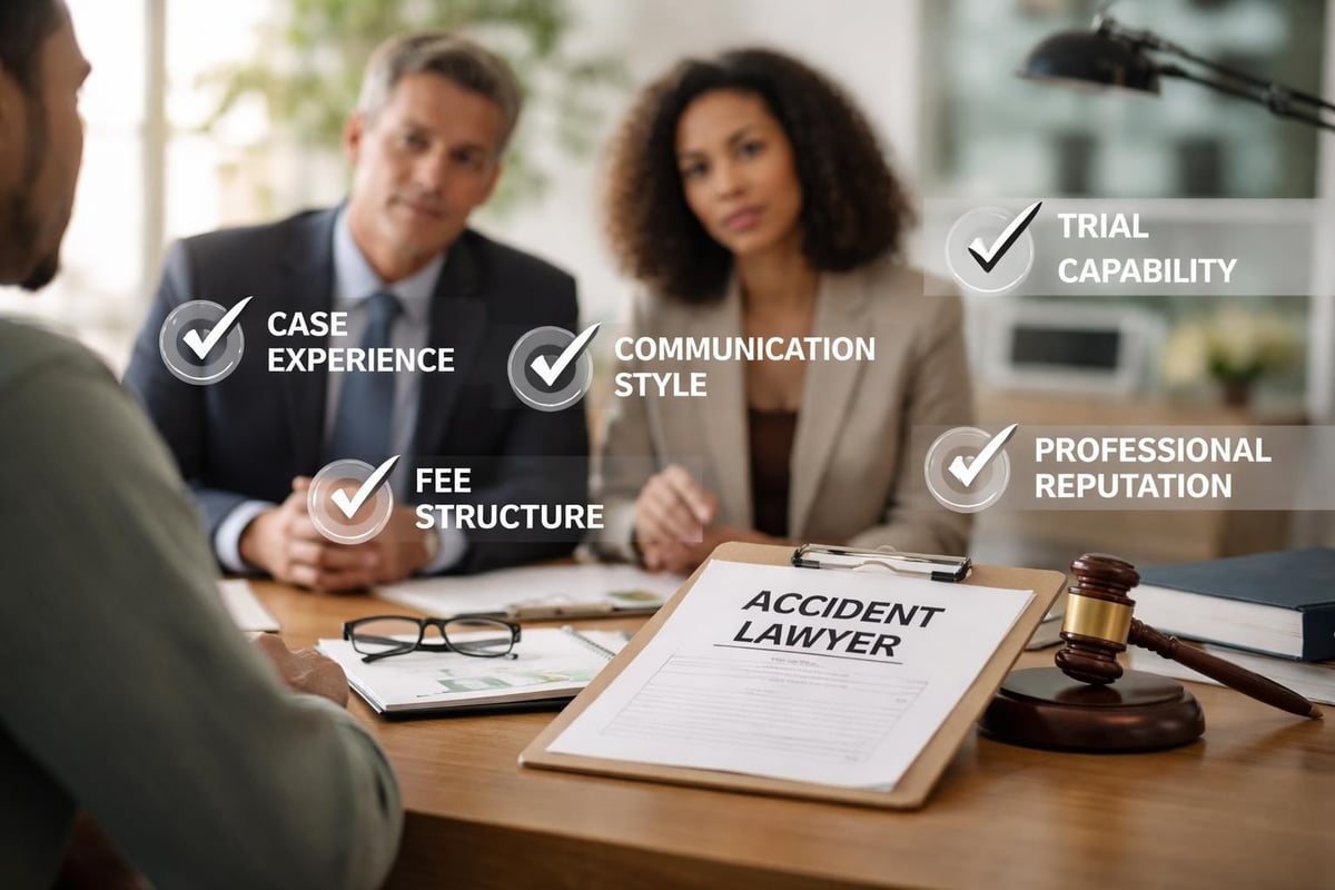 Attorney selection criteria