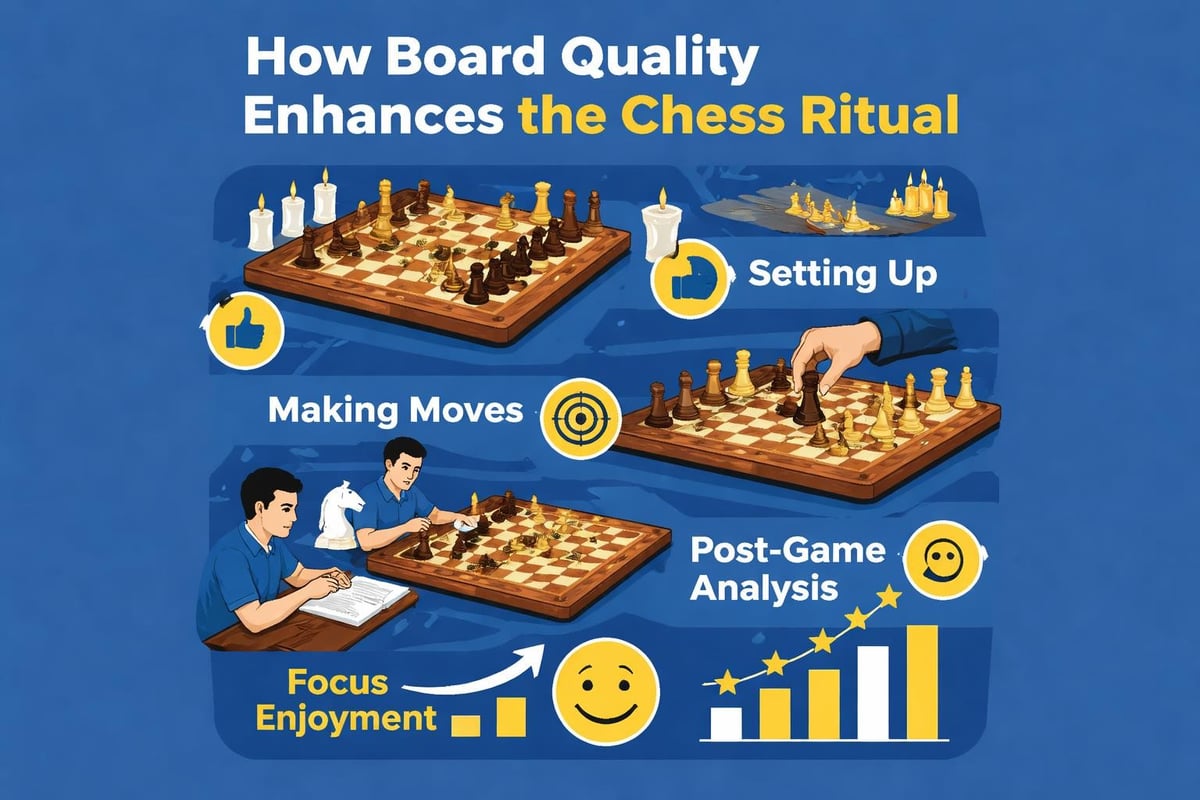 Premium chess set playing experience