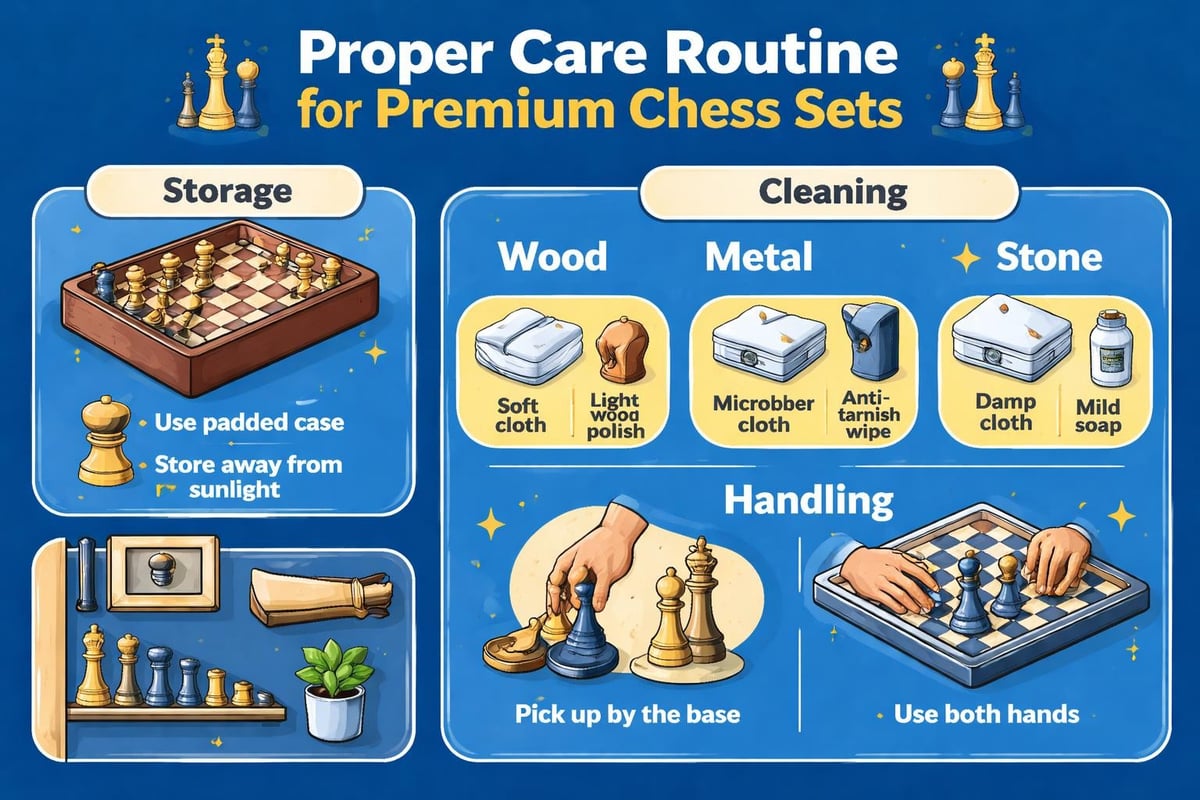 Chess set maintenance guide