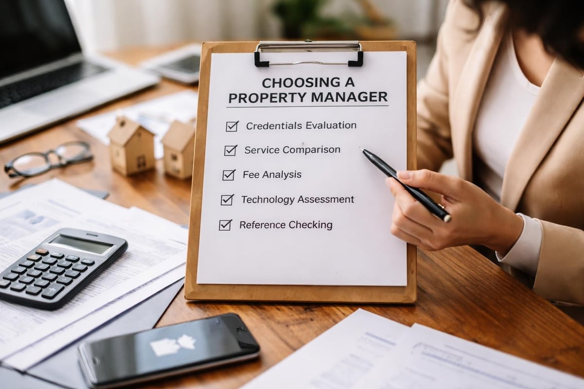 Property manager selection criteria