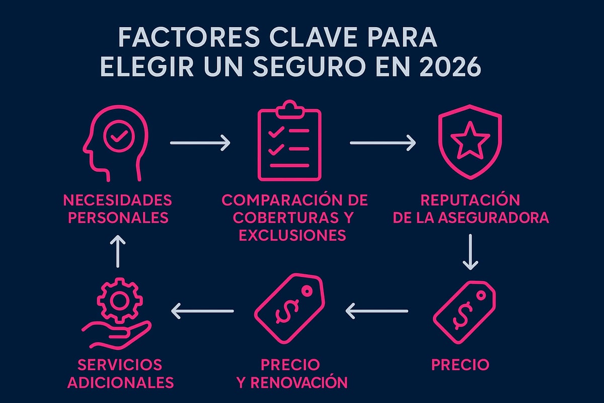 Factores clave para elegir bien tu seguro en 2026