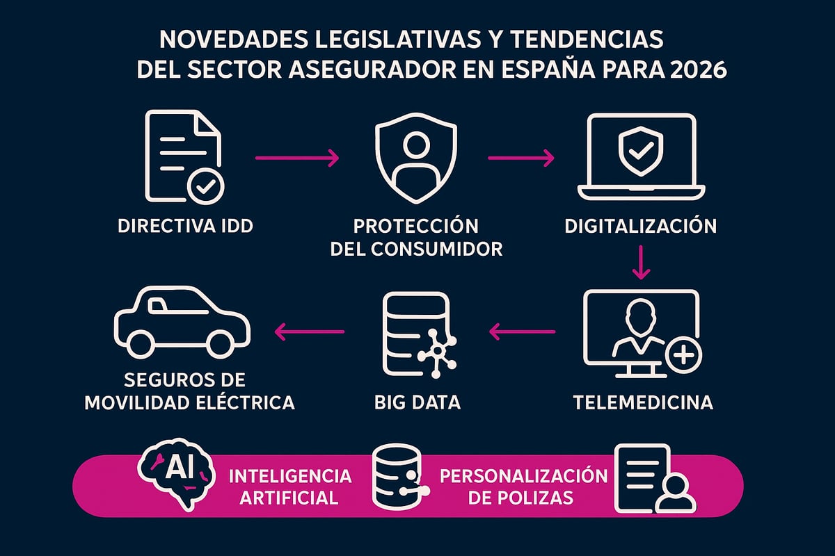 Novedades legislativas y tendencias del sector asegurador en España