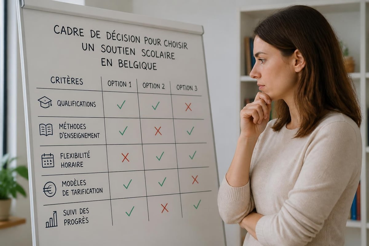 Critères de choix soutien scolaire