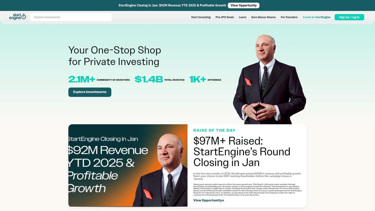 Top 10 Crowdfunding Sites for Startups to Watch in 2026 - StartEngine