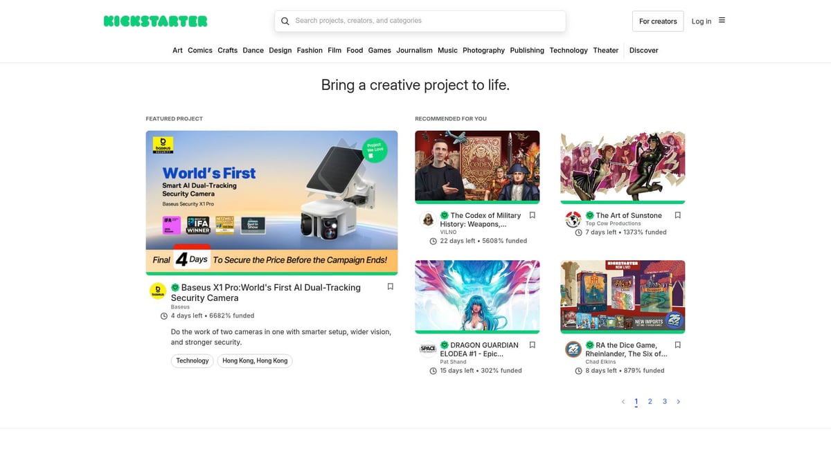 Top 10 Crowdfunding Sites for Startups to Watch in 2026 - Kickstarter