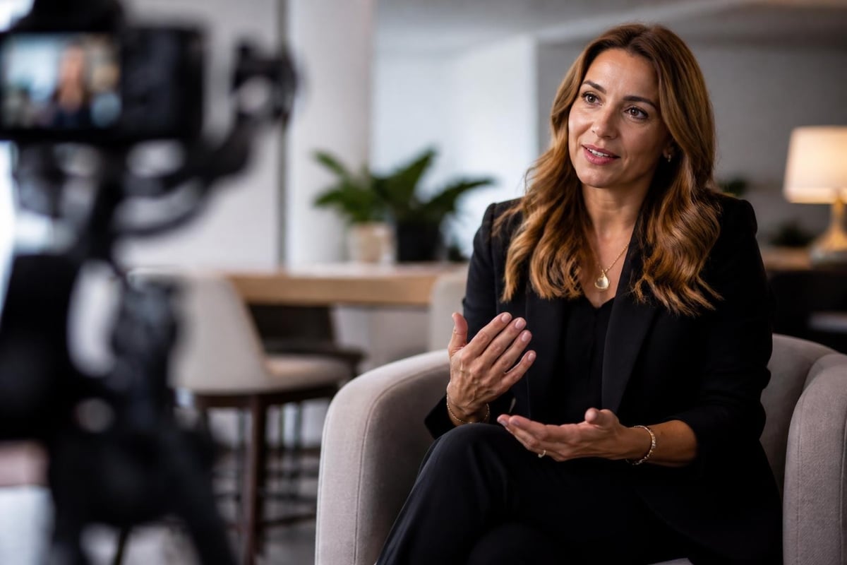 TV interview credibility process