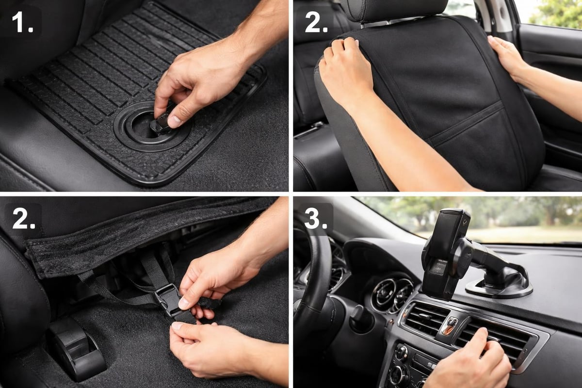 Interior accessory fitting