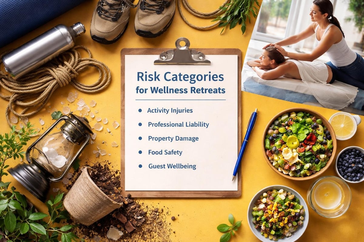 Wellness retreat risk categories
