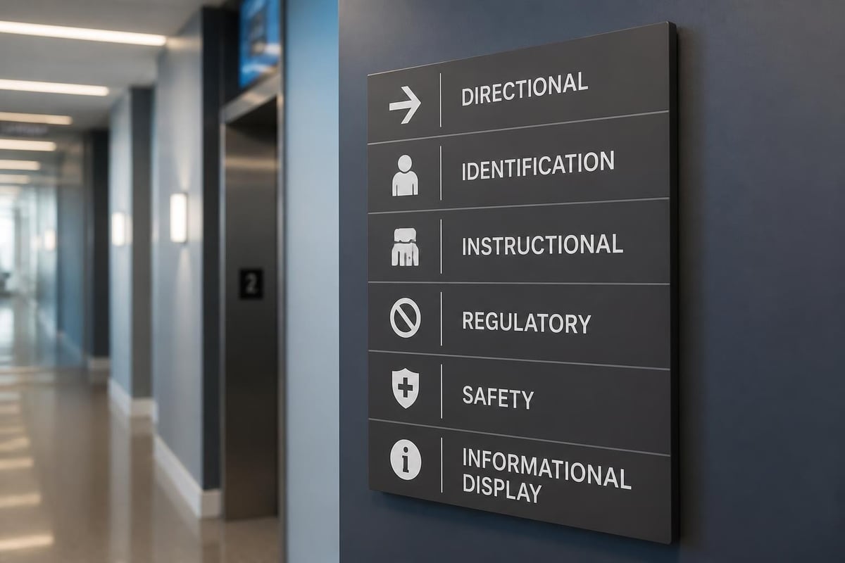 Information signage categories
