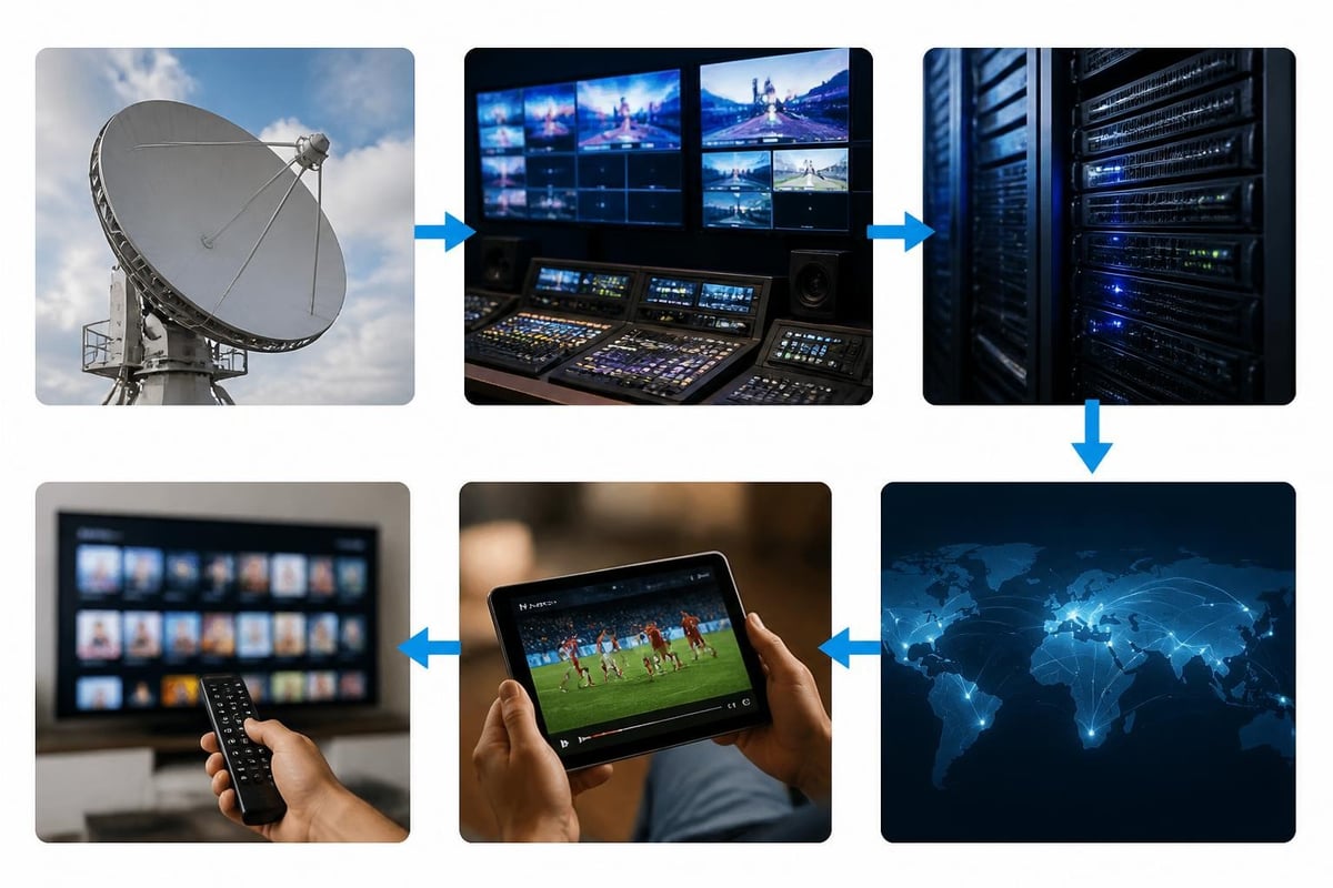IPTV content delivery workflow