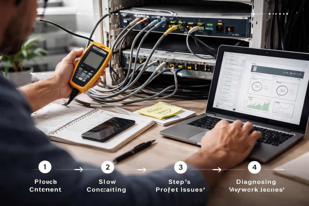 Network troubleshooting workflow