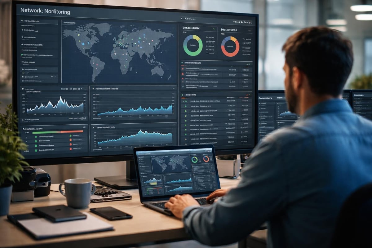 Network monitoring dashboard