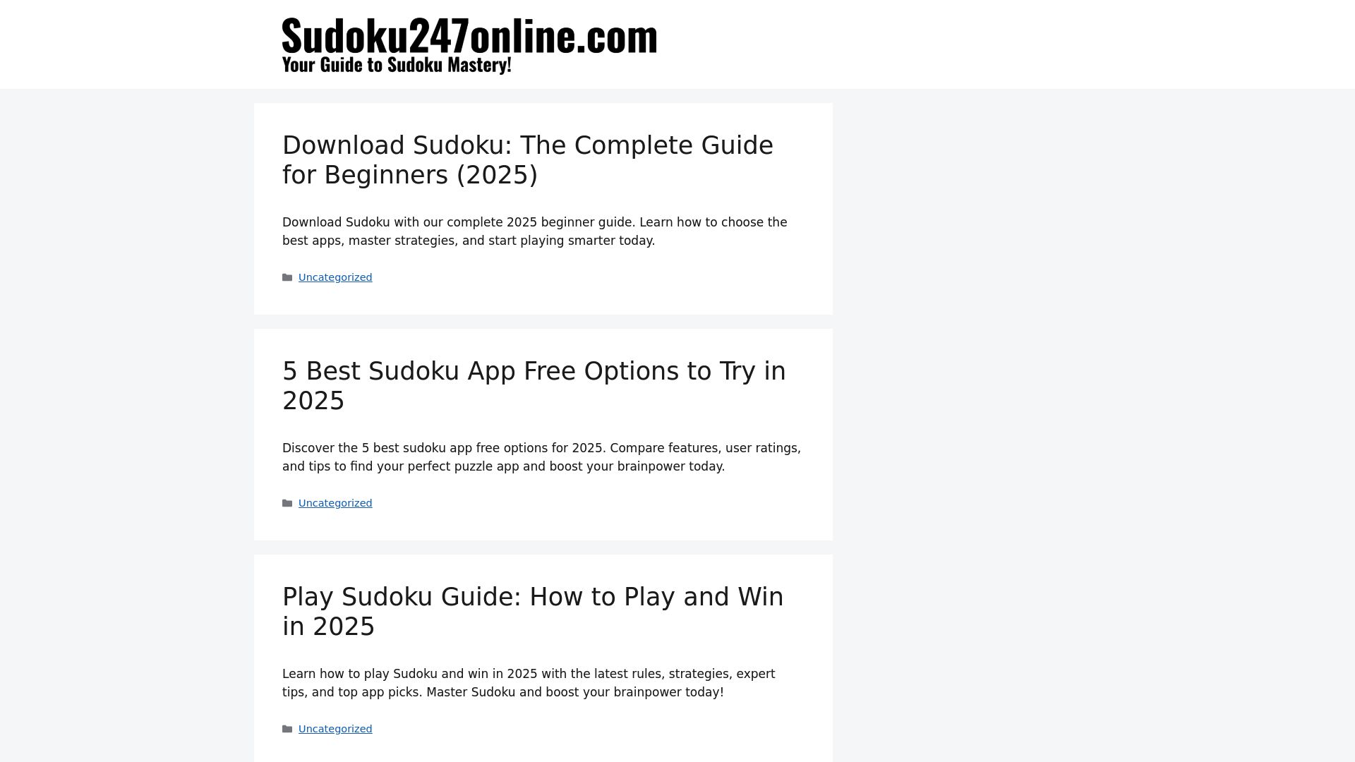Math Sudoku Guide: Master the Puzzle in 2025 - Sudoku247online.com: Your Comprehensive Sudoku Resource