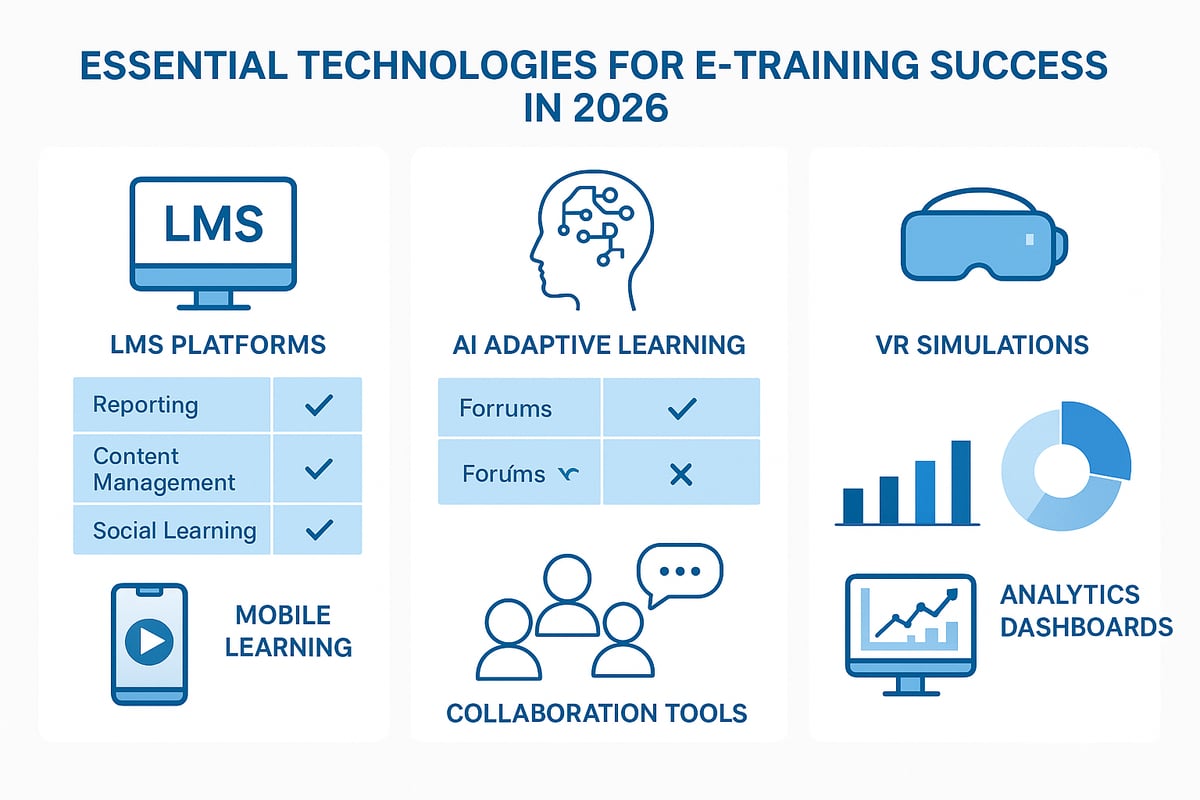 Essential Technologies and Tools for Online Learning Success