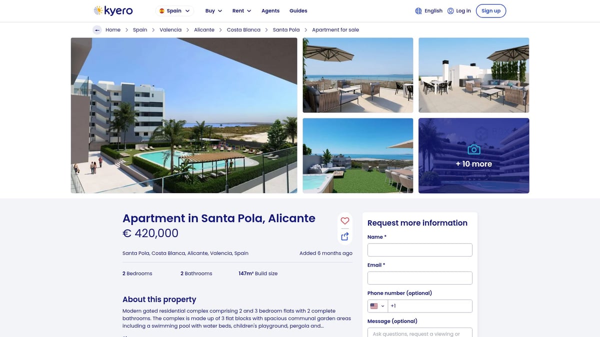 7 Beste koopwoningen in Santa Pola in 2026 - Modern, beveiligd appartementencomplex – Ruim wonen en voorzieningen