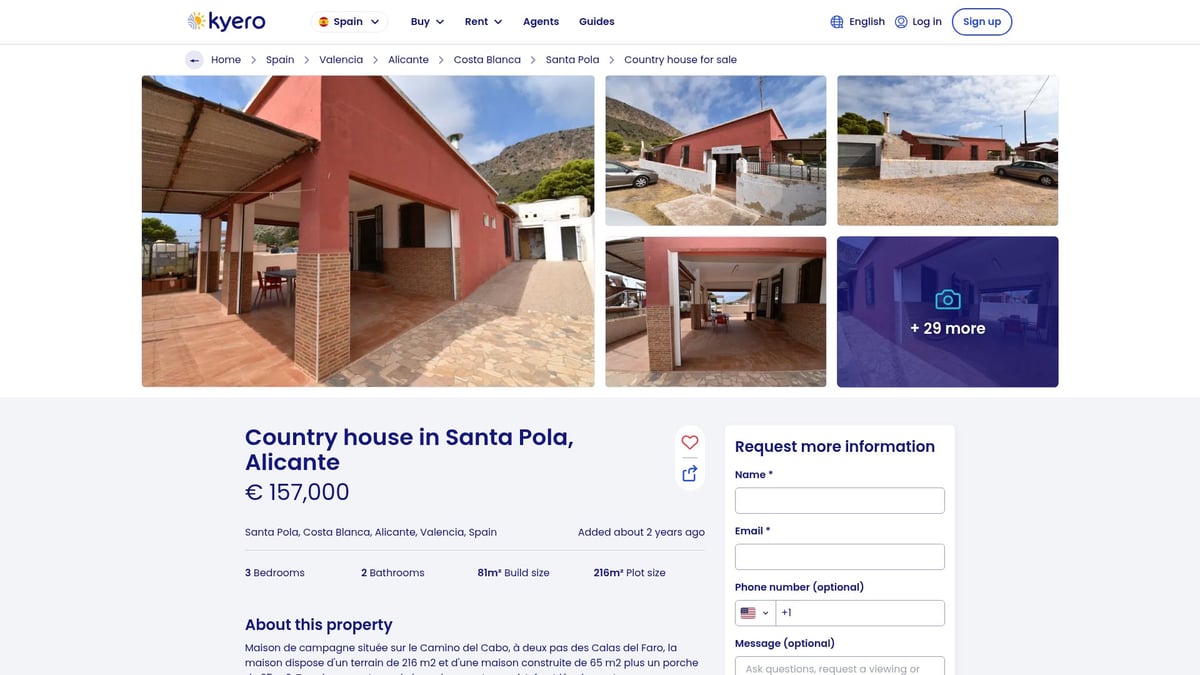 7 Beste koopwoningen in Santa Pola in 2026 - Betaalbare landhuizen nabij Calas del Faro