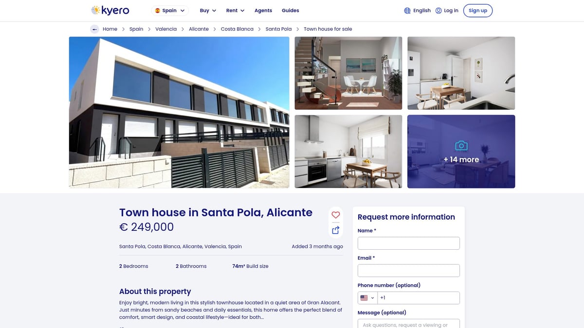7 Beste koopwoningen in Santa Pola in 2026 - Stijlvol herenhuis in Gran Alacant – Modern wonen