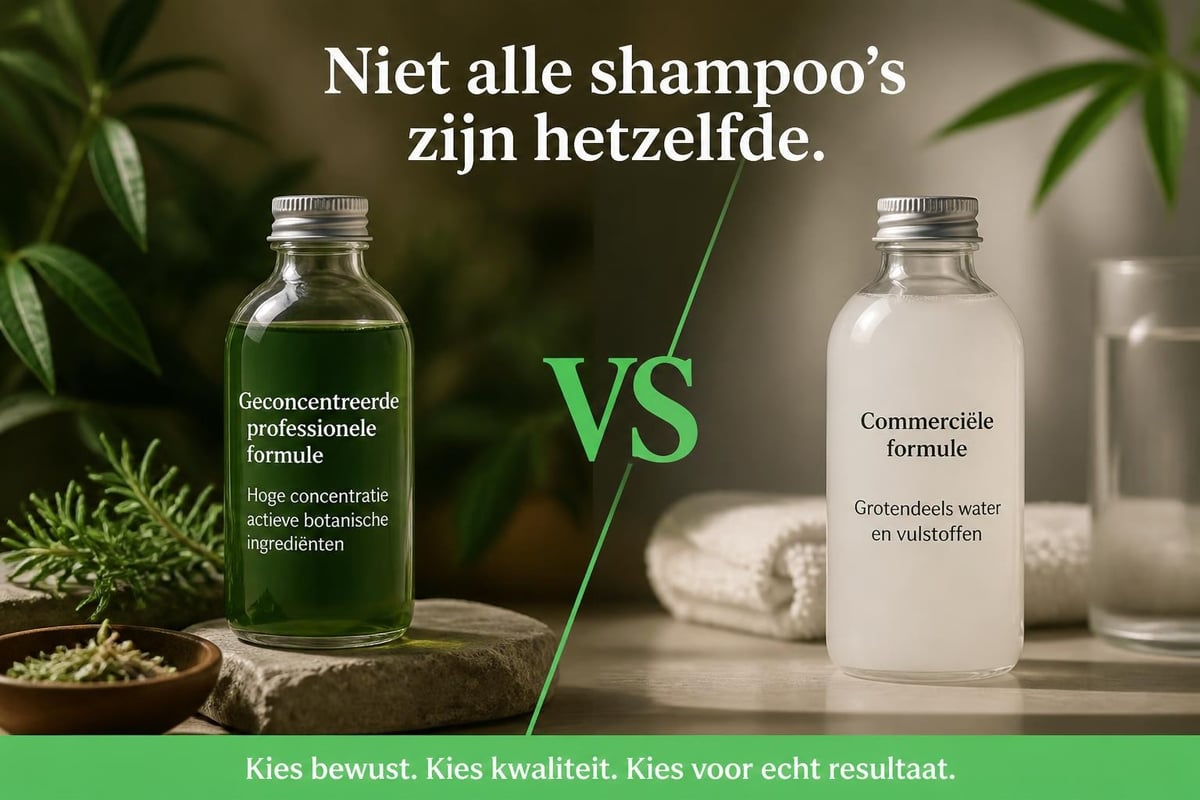 Professional shampoo formula concentration