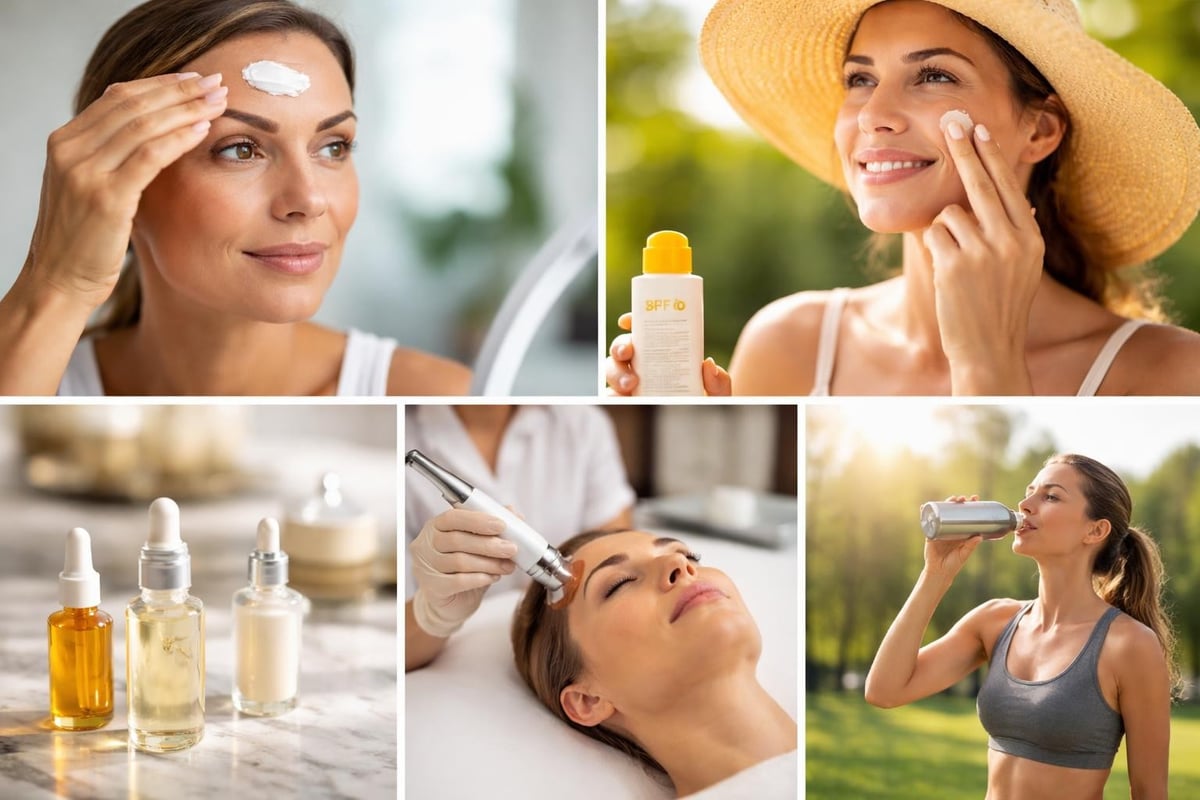 Anti-aging skincare routine