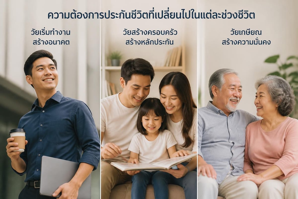 Choosing life insurance based on life stages