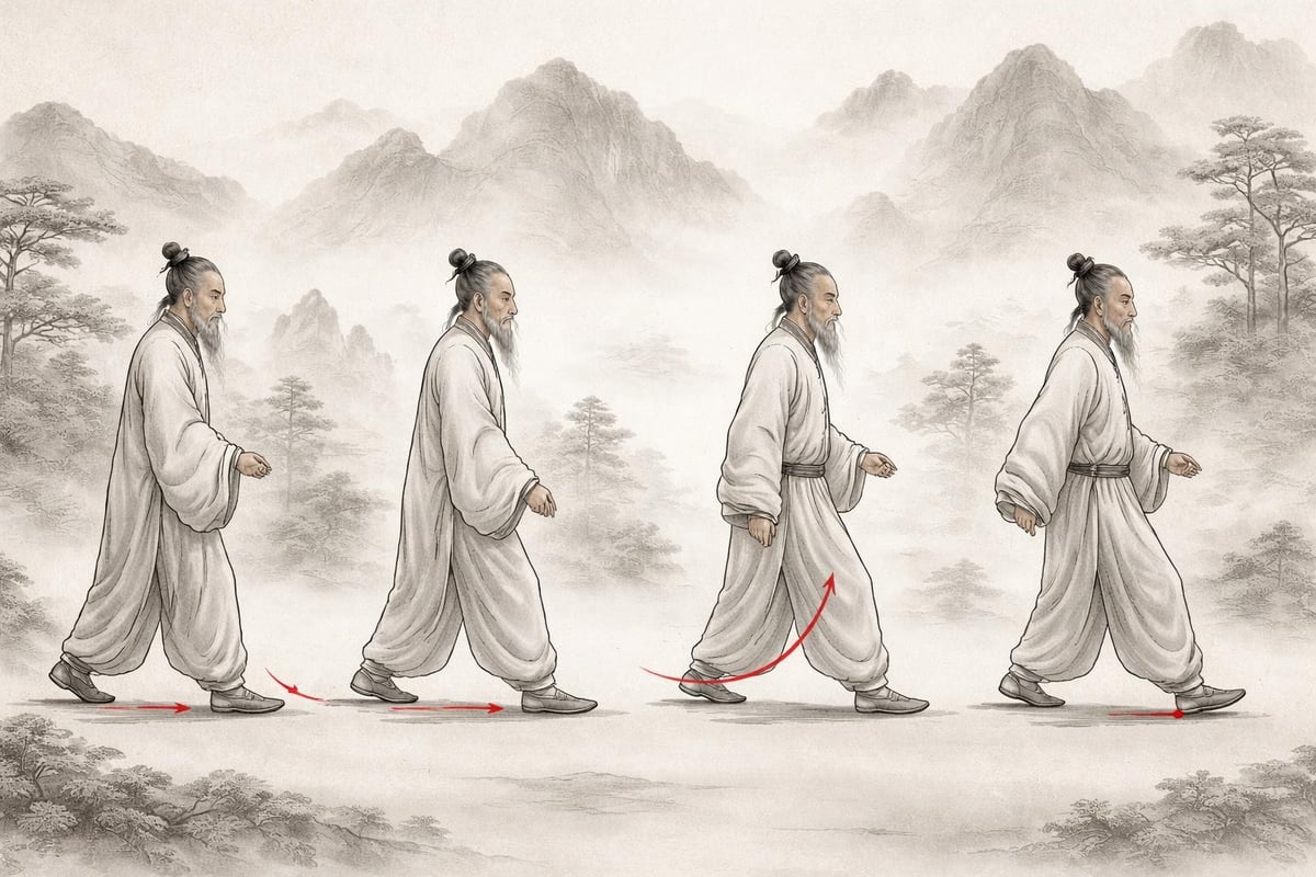 Beginning tai chi walking