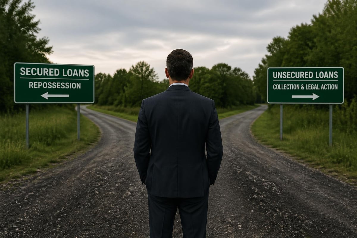 Secured versus unsecured loan outcomes