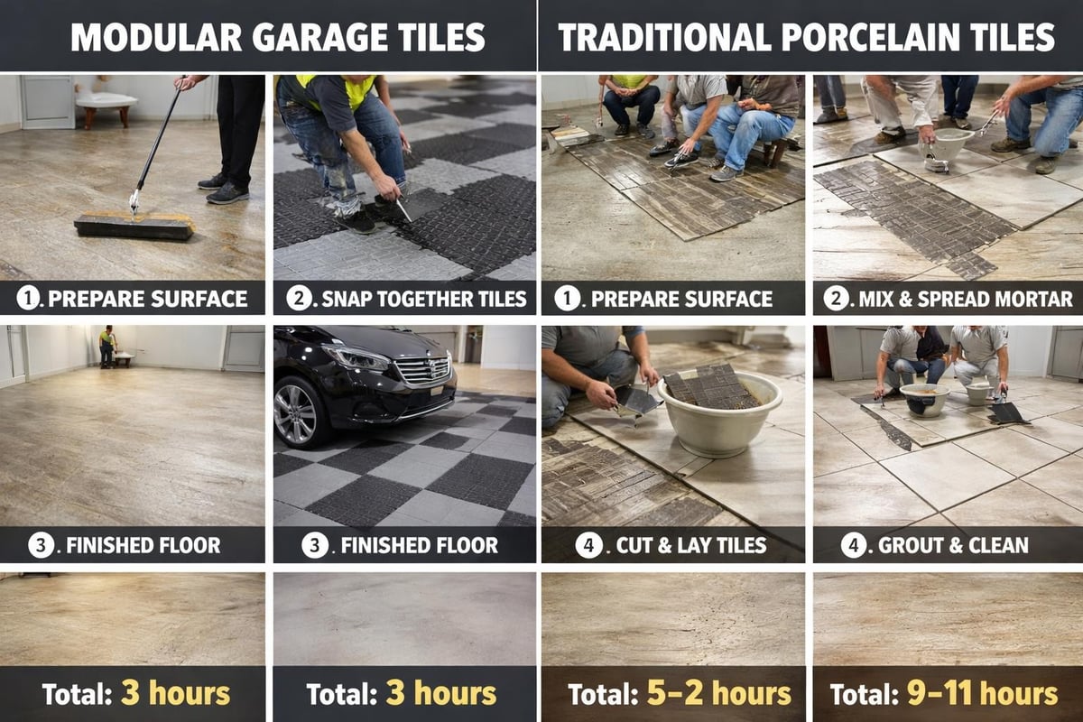 Installation process timeline