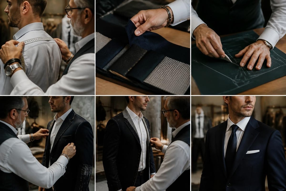 Custom suit creation process
