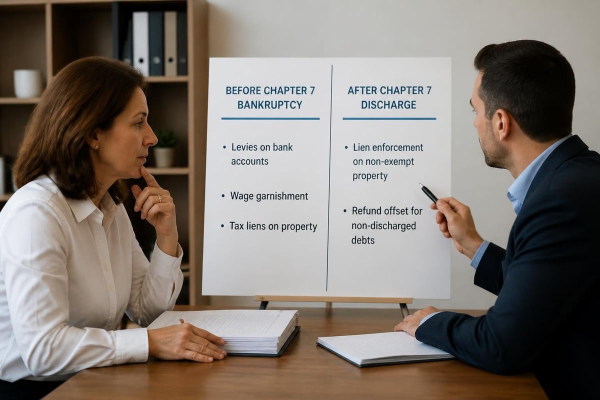 IRS collection actions post-discharge