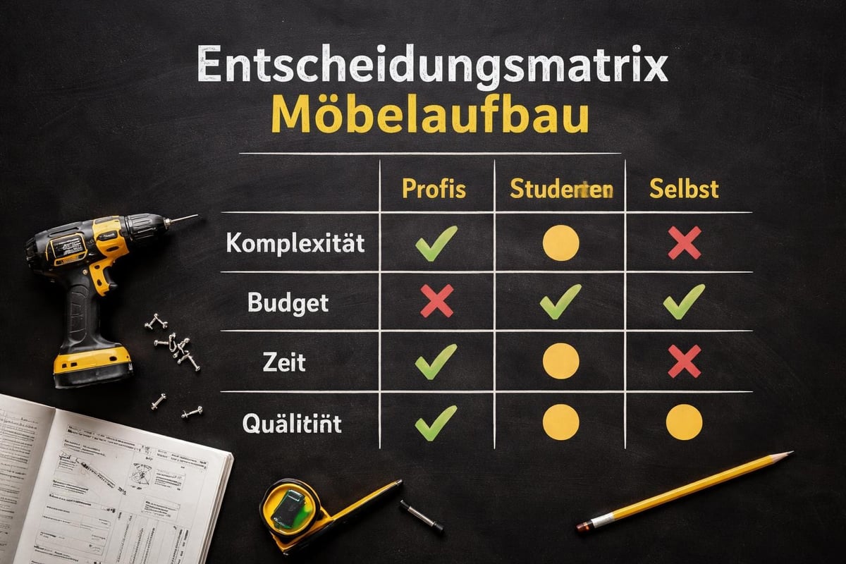 Möbelmontage Servicevergleich
