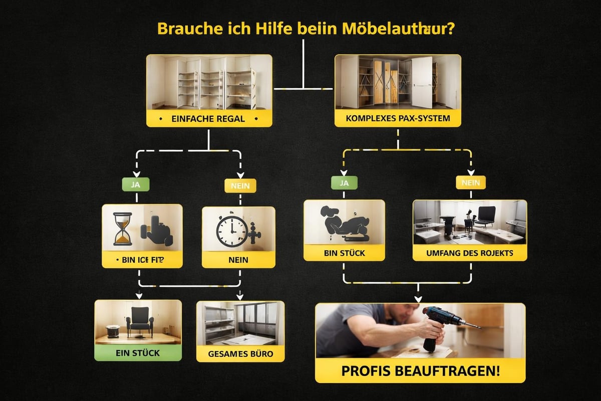 Möbelmontage Entscheidungsfaktoren