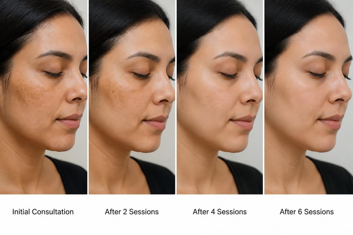 Laser dark spot treatment timeline