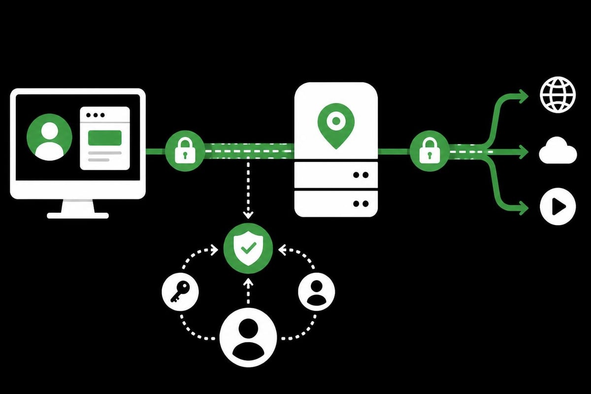 SOCKS5 proxy routing