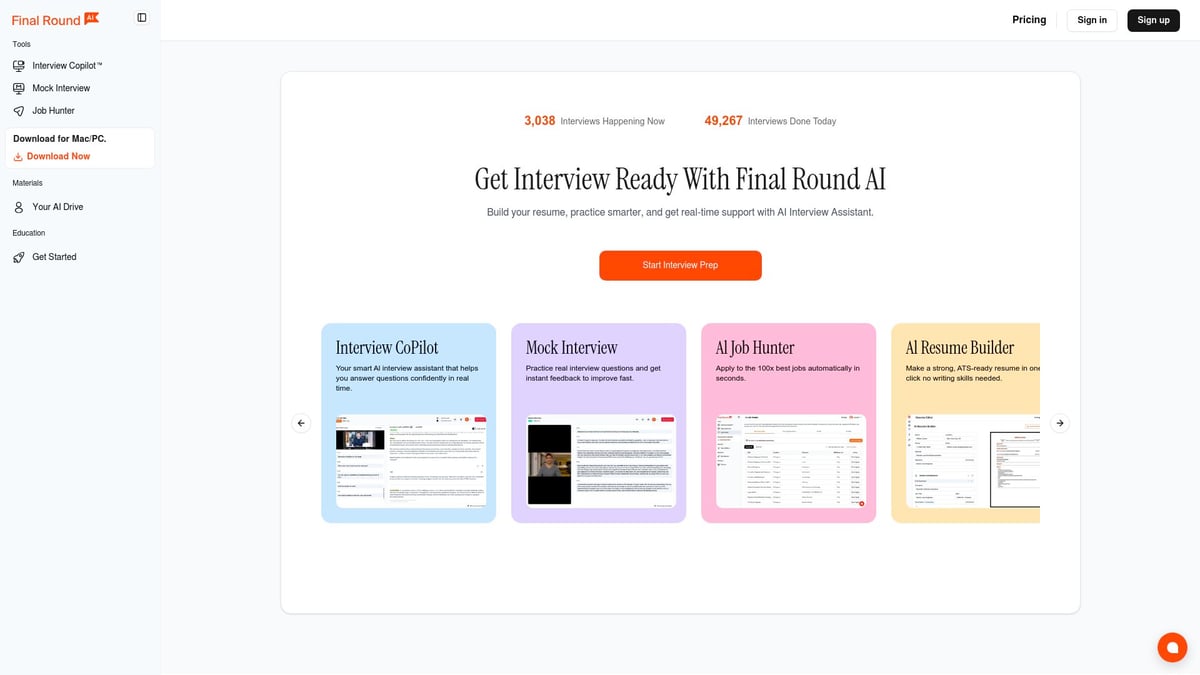 Top 10 Best Interview Preparation Sites for 2026 Success - Final Round AI