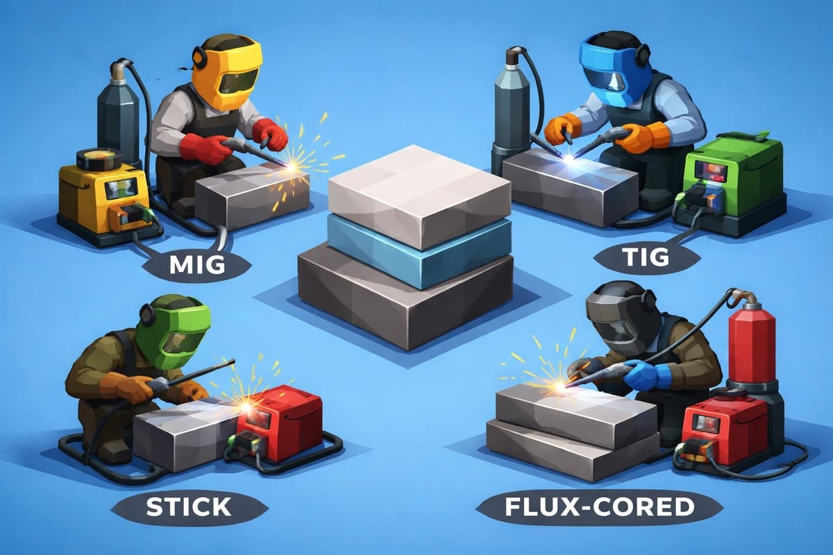 Industrial welding process selection