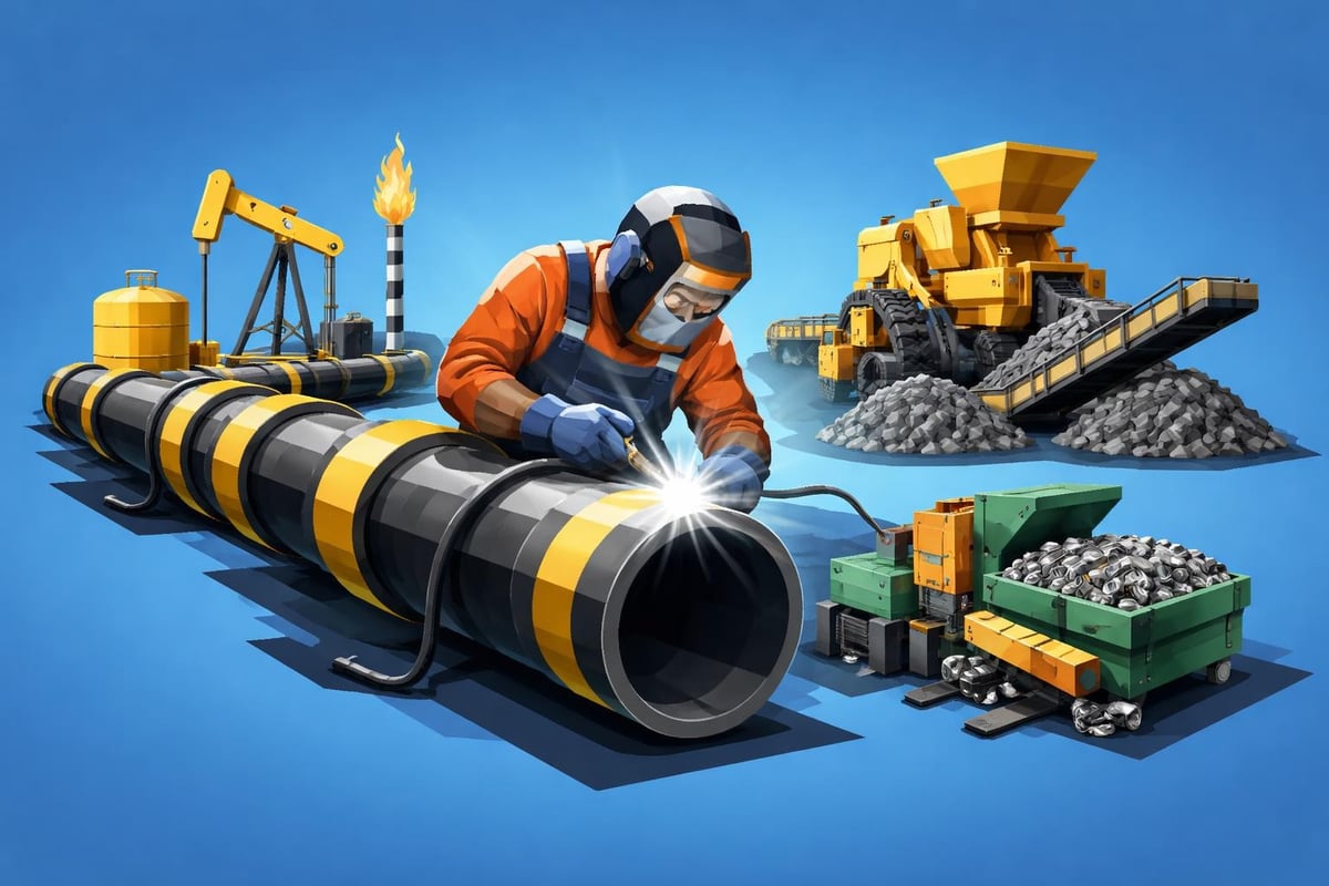 Industrial welding applications