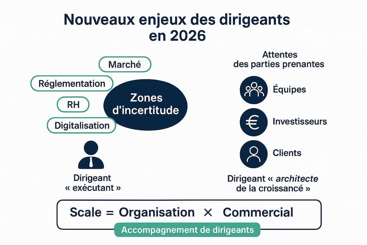 Comprendre les nouveaux enjeux des dirigeants en 2026