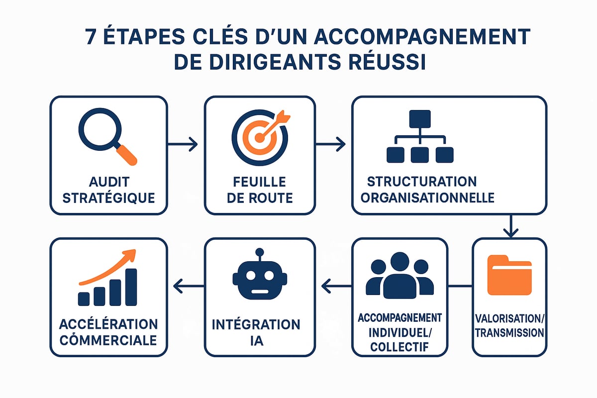 Les étapes chronologiques d’un accompagnement de dirigeants réussi
