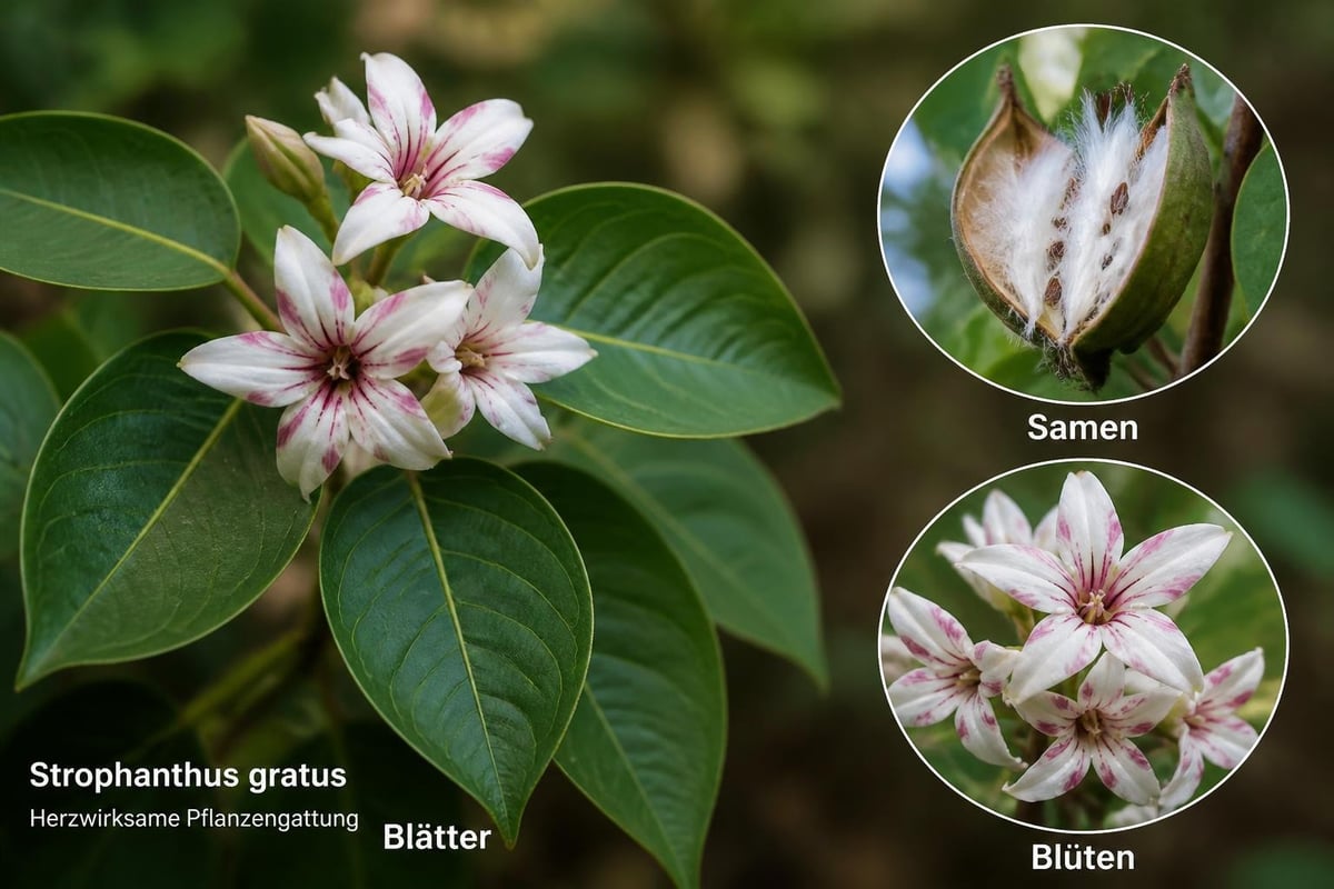 Strophanthus gratus botanische Merkmale