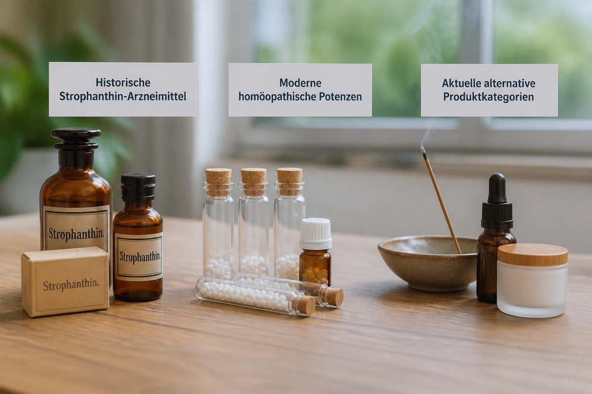 Strophanthus Produktformen Vergleich
