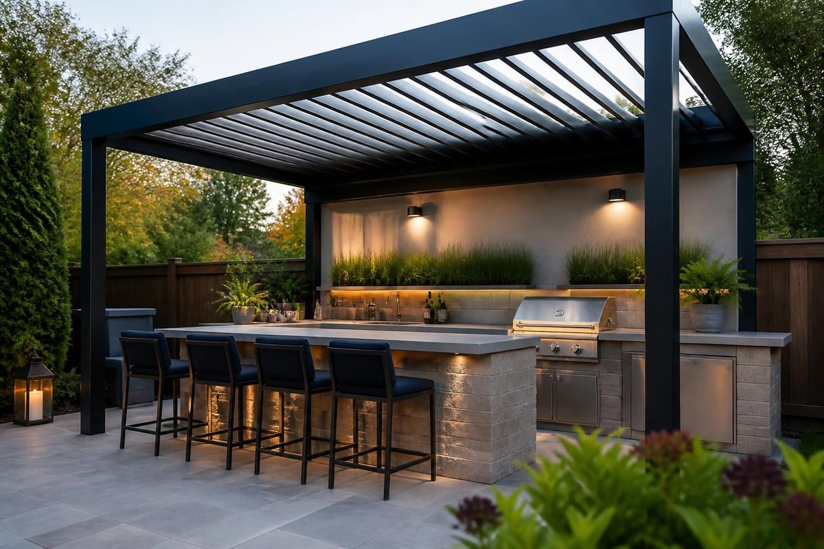 Seasonal pergola applications