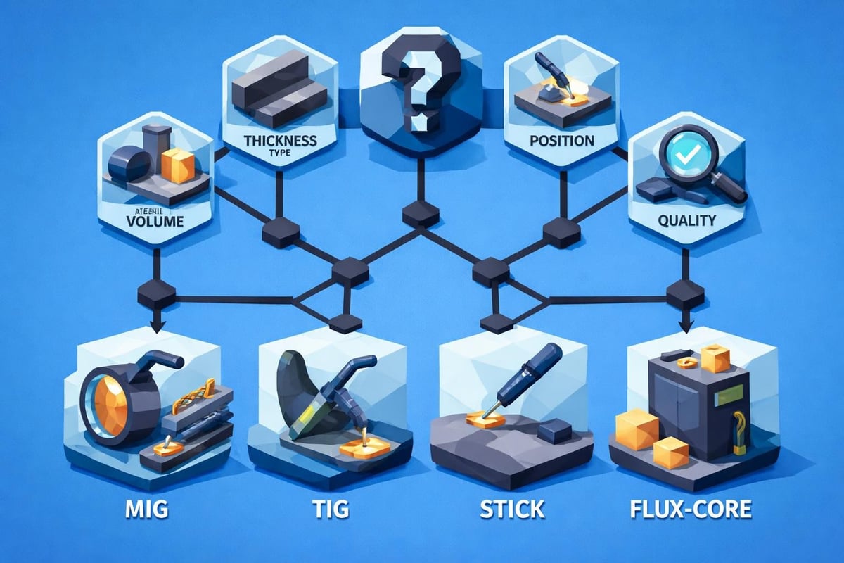 Welding process selection