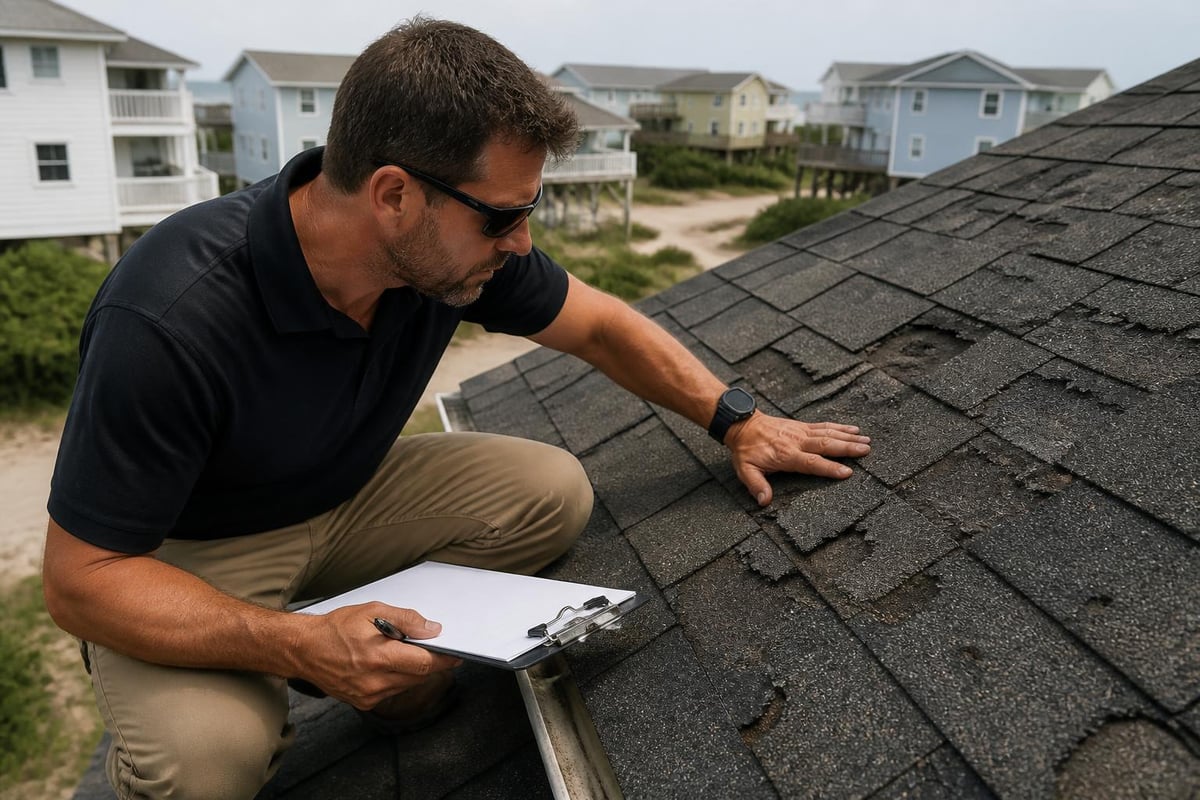 Debris impact assessment after coastal storms